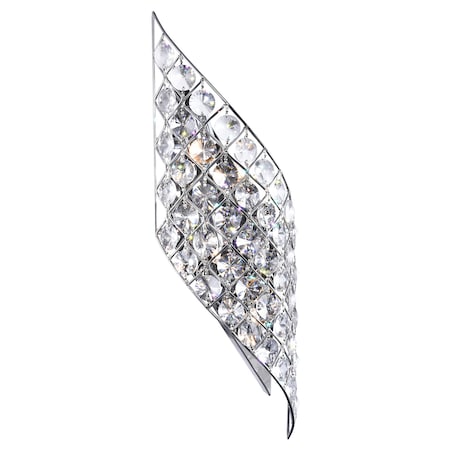 Cwi Lighting Chique 4 Light Wall Light With Chrome Finish 5021W7B-L(C)